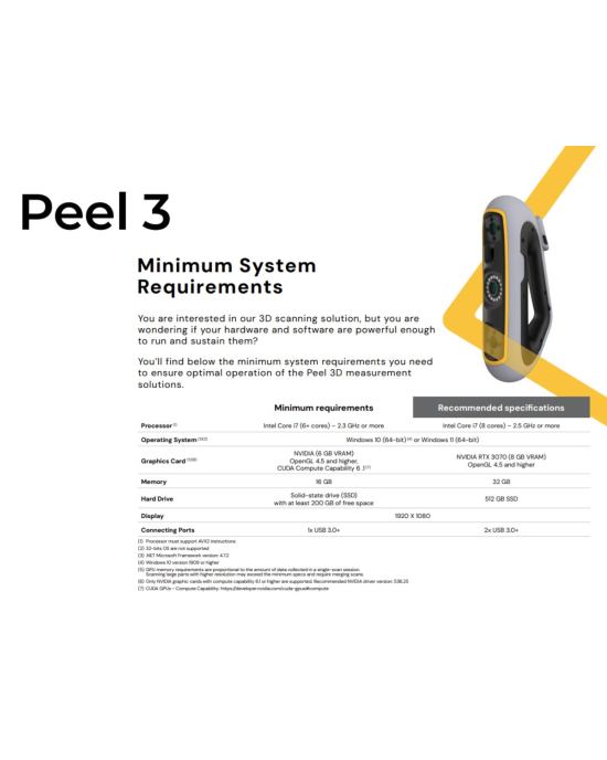 3D scanner Peel 3D Peel 3 ProCAD