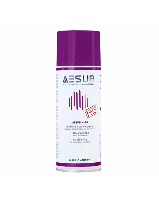 AESUB Violet – 3D scanning spray, long-lasting disappearance