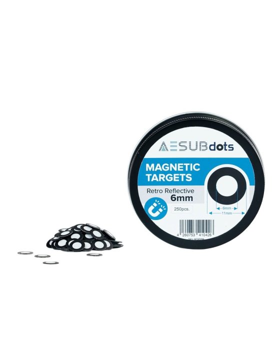 AESUBdots Retro Magnetic markers for 3D laser scanner