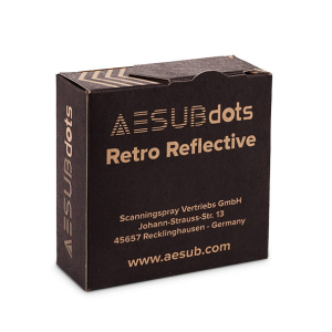 AESUBdots Retro Permanent - adhesive targets for 3D scanning