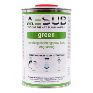 AESUB Green - 3D scanning liquid for spray guns, 6 h