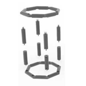 AESUB frame for scanning small parts