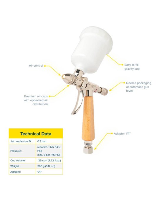AESUB Yellow Air Brush