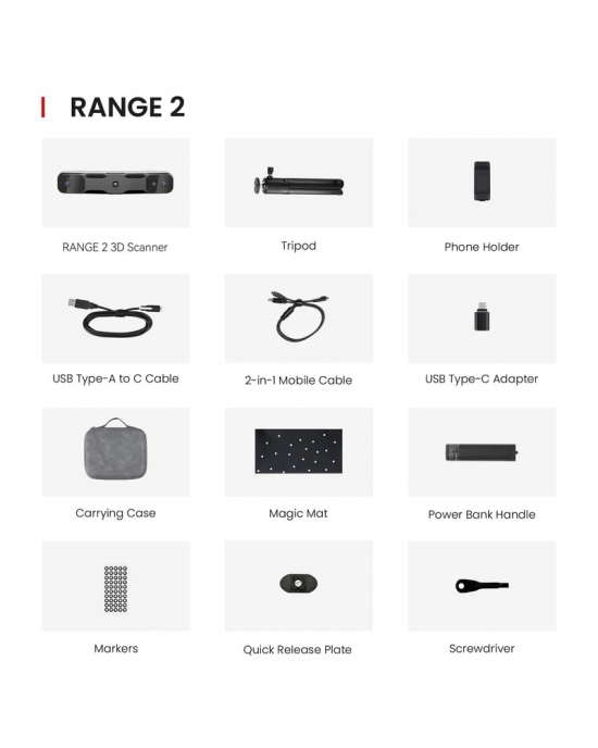3D scanner Revopoint Range 2