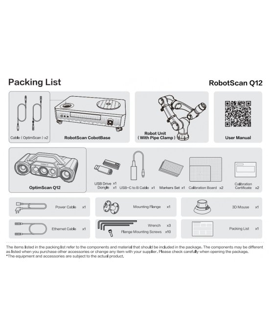 3D scanner SHINING 3D RobotScan Q12