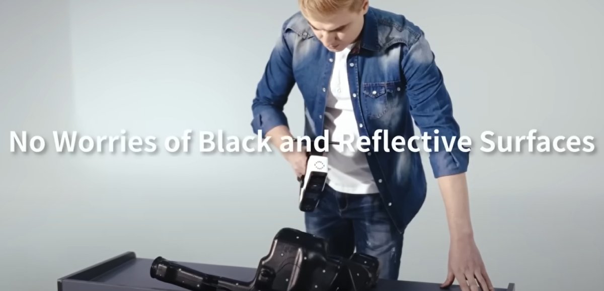 Portable 3D scanner 3DeVOK MQ: precise scanning of complex surfaces