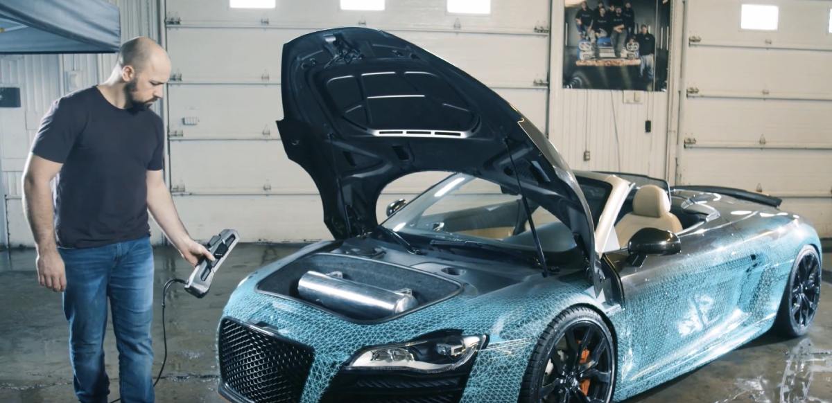 Go!SCAN Spark 3D: fast scanning of complex surfaces