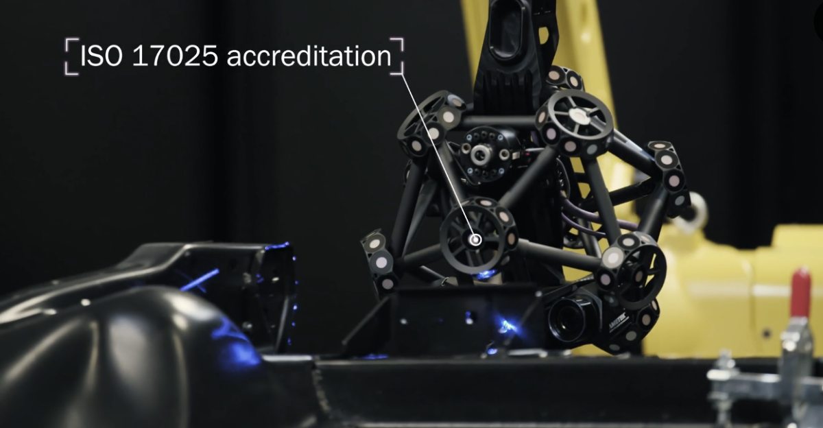 Creaform MetraScan-R Black Elite HD: certified accuracy