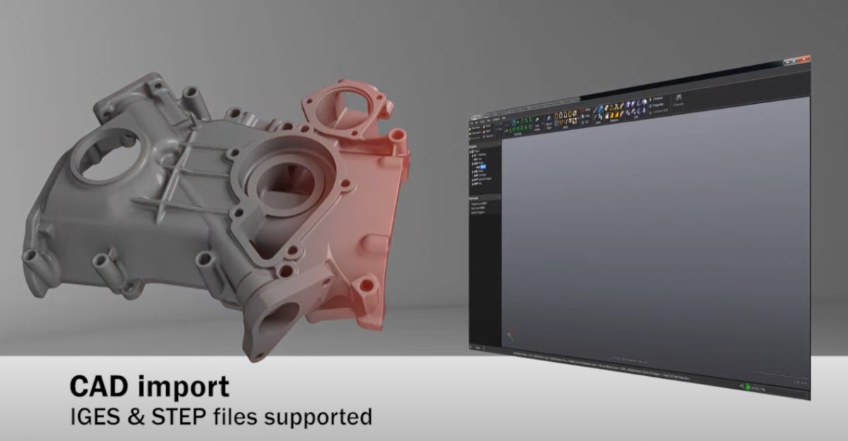 Software for 3D scanners Creaform VXinspect, photo
