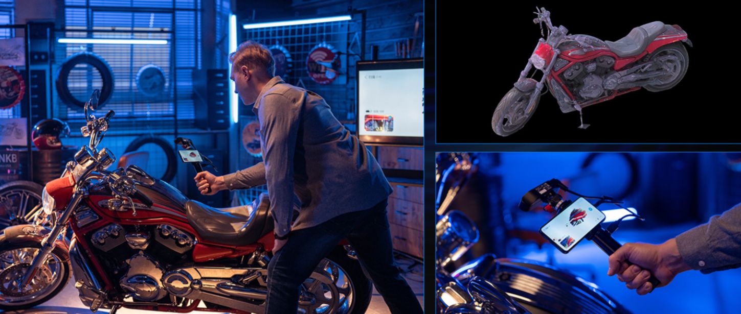 A New Generation of Simplified 3D Scanning