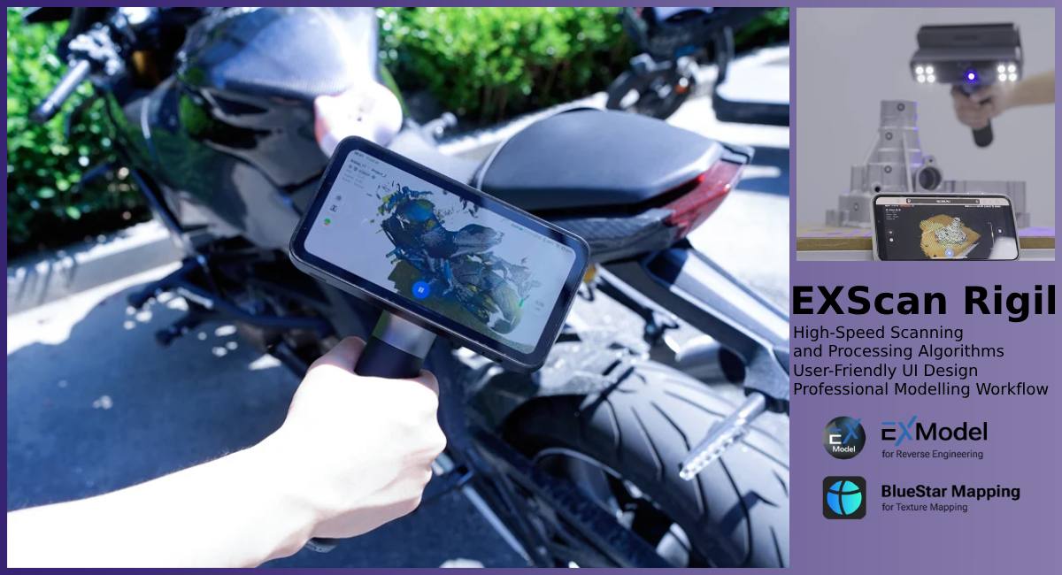 EinScan Rigil comes with software