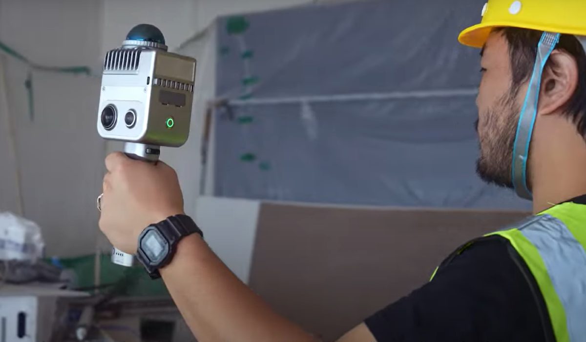 3D сканер XGRIDS Lixel K1 Standard Package, фото в роботі