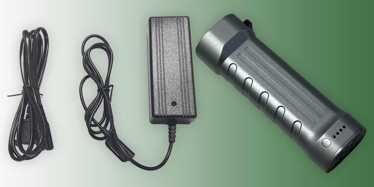 Portable Battery System: battery for 3D scanner with charger