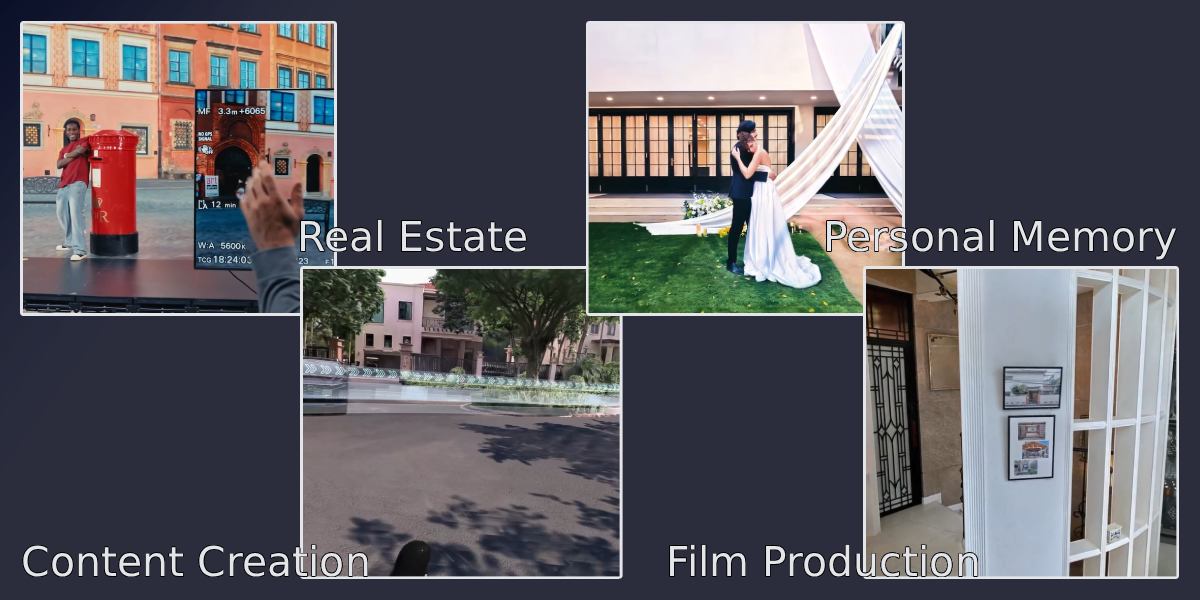 Application areas of the 3D LiDAR camera