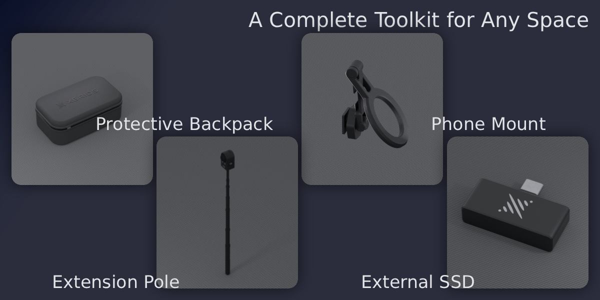 XGRIDS PortalCAM package options