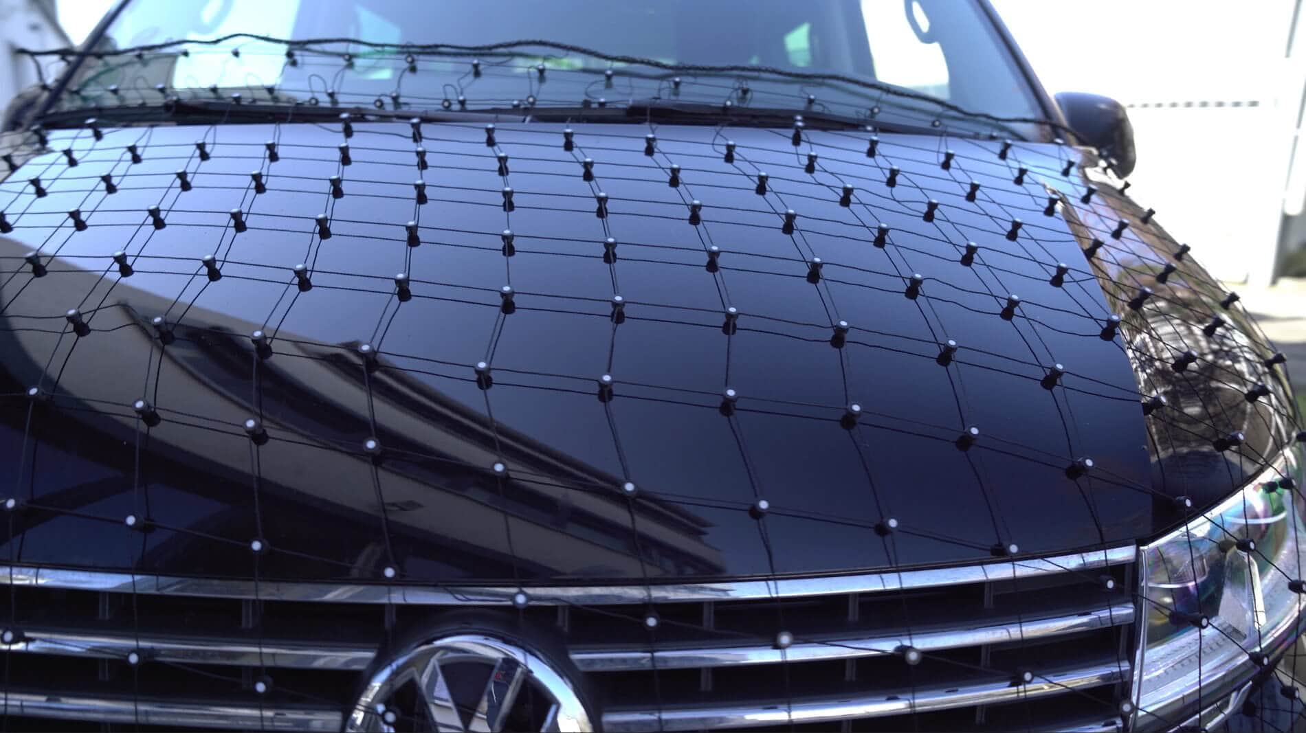 AESUB Target Net grid with labels for 3D scanning