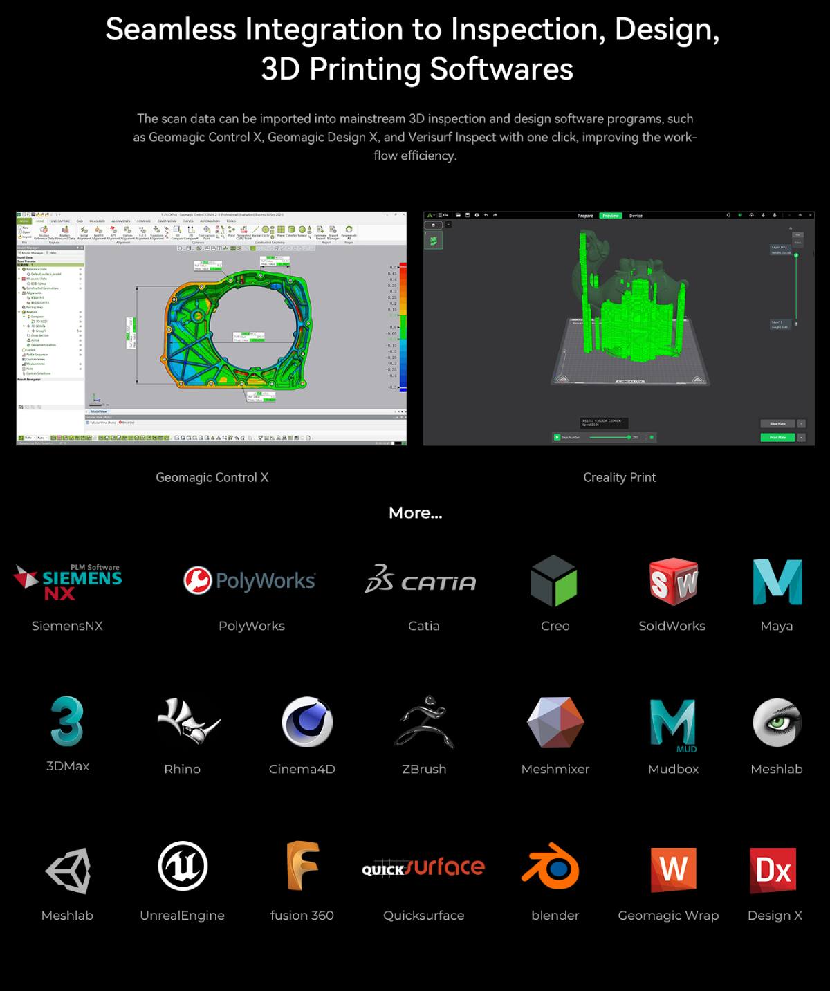 Advanced Creality CR-Scan Raptor Pro software