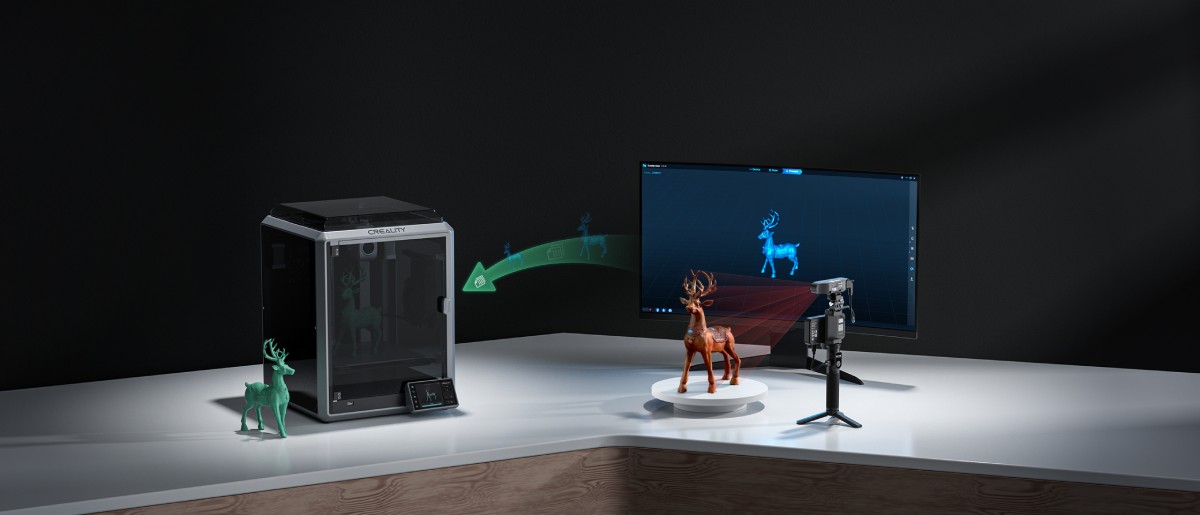 Ready-to-print models after scanning