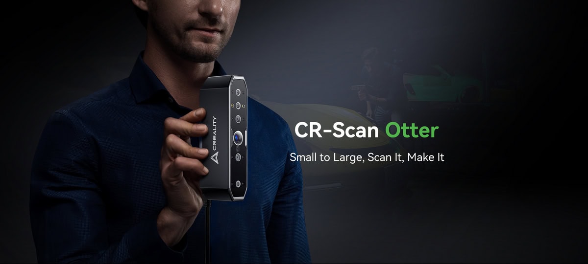 3D scanner Creality CR-Scan Otter for scanning large and small parts