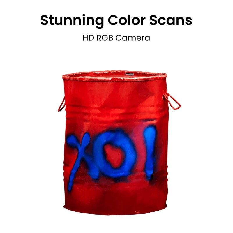 High-precision color 3D scanning