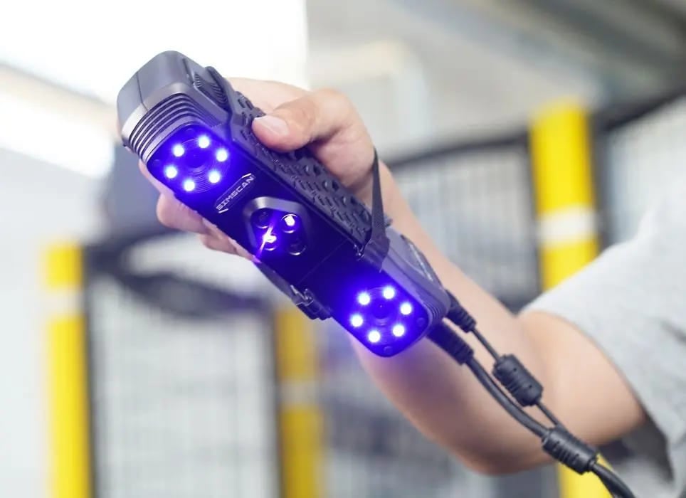 Scanology SimScan 30 3D scanner in action