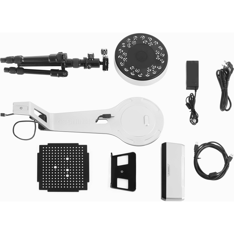 What's in the box? 3D scanner EinScan SP V2