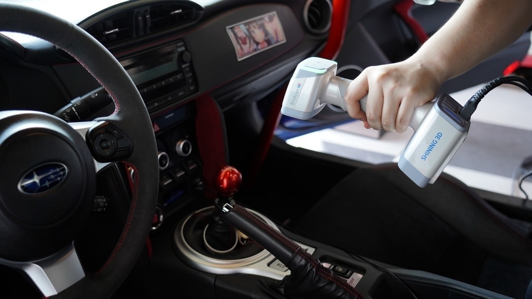 Markers-free 3D scanning with EinScan H2