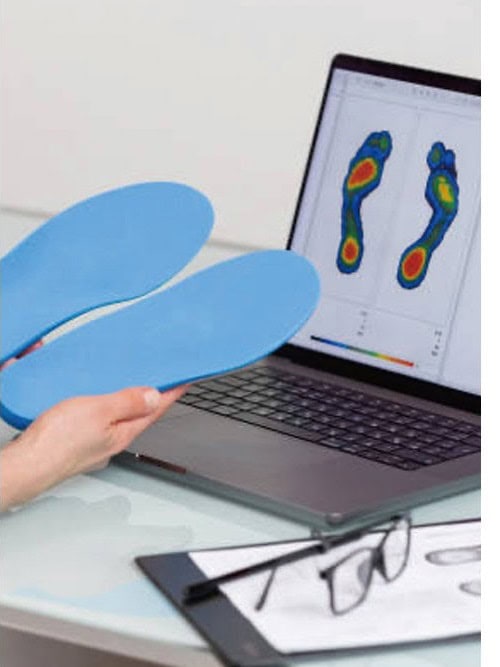 Orthotics Making customized insoles with a 3D scanner