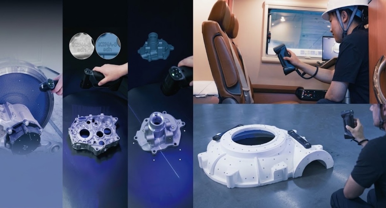Режими та сфери застосування SHINING 3D FreeScan Combo+ Wireless