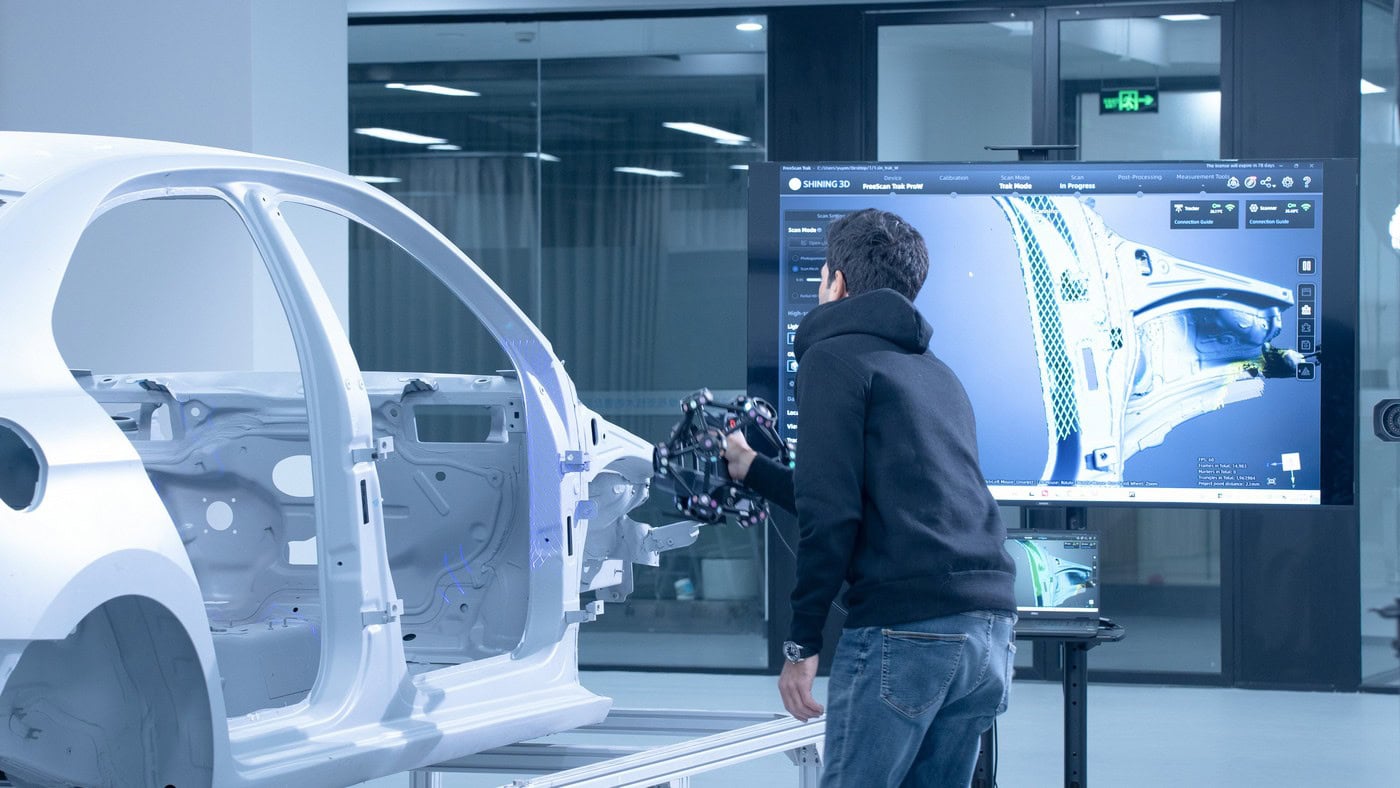 FreeScan Trak ProW: Convenient work with large objects