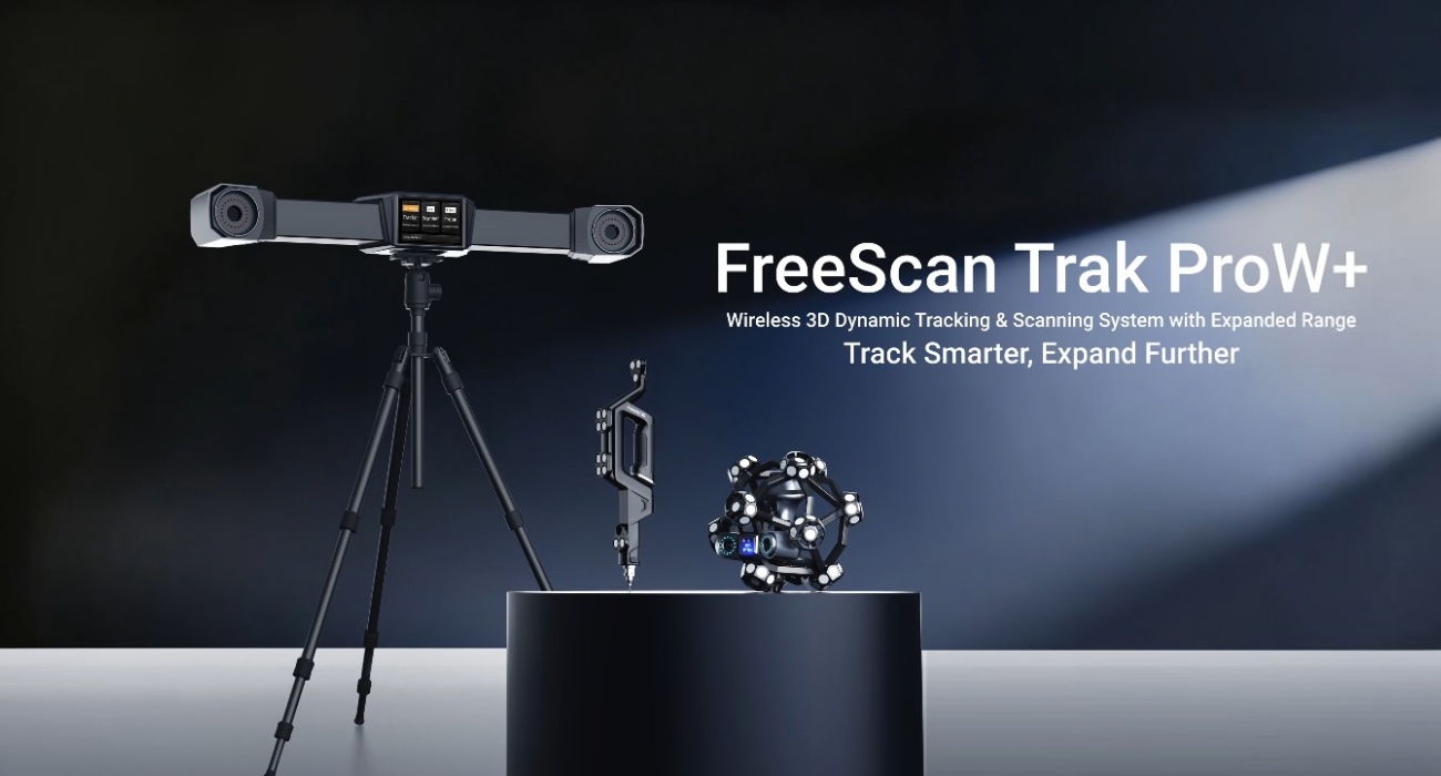SHINING 3D FreeScan Trak ProW+ wireless 3D scanning and tracking system
