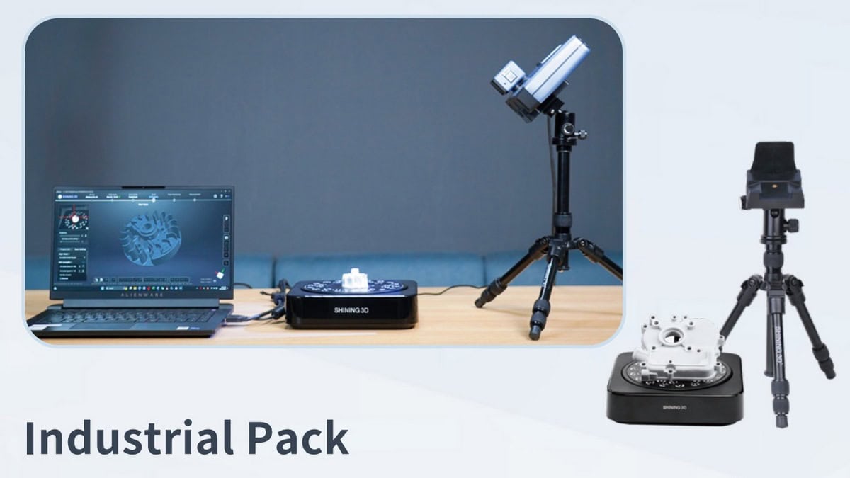 Industrial Pack with versatile 3D scanner EinScan Pro 2X V2