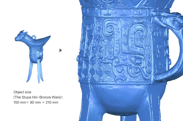 Reproduction of micro details 3D scanner Shining 3D Transcan C